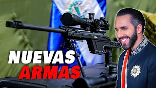 Bukele Entrega Nuevo Armamento a sus Militares