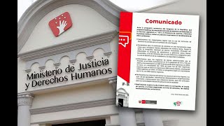 MinJus se pronuncia sobre propuesta de modificación de ley de extinción de dominio