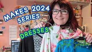 All the AMAZING Dresses I Made in 2024 | #sewingprojects Vlog #76