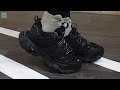 balenciaga track black