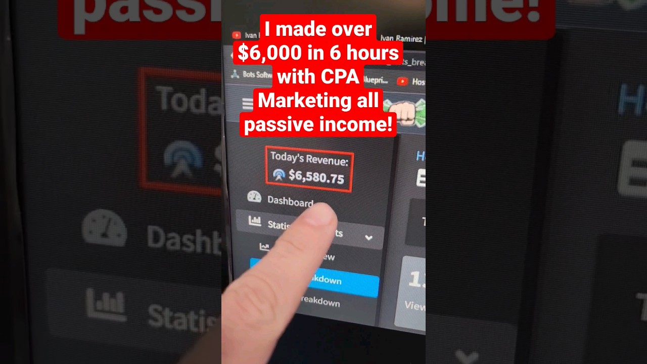 Learn How To Make Over 6 000 In 6 Hours With Cpa Marketing A Free