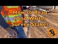 Surveying: How to Read and Write Survey Stakes