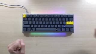 Lubed Gateron Yellow Custom Mechanical Keyboard Sound Test