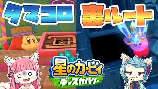 #33　【星のカービィ ディスカバリー】💻タマコロと裏ルート探しの真世界！りすニス協力攻略？？？【ゆっくり実況】