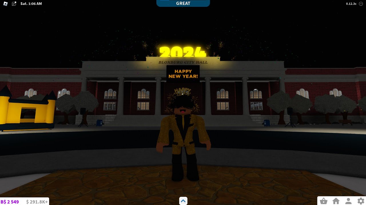 Bloxburg New Years Event 2023 Youtube