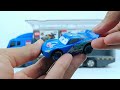 13 types cars tomica ☆ open tomica and place it on big okataduke convoy