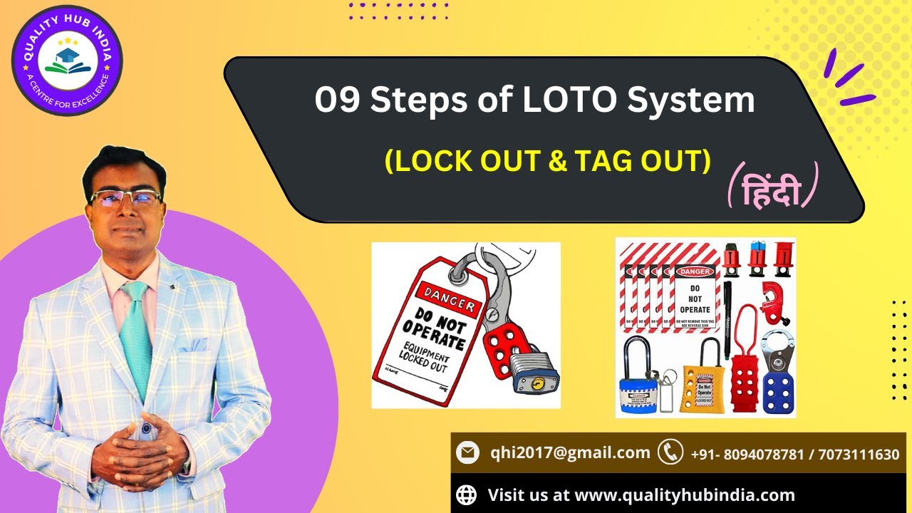 09 Steps Of LOTO Safety | Log-Out & Tag-Out System | #loto # ...