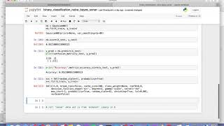 SVM on binary classification Sonar dataset