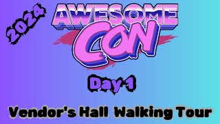 2024 Awesome Con Day 1 Vendor's Hall Walking Tour