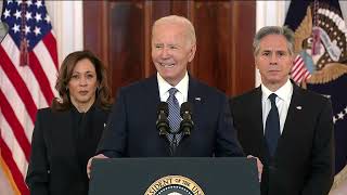 President Joe Biden comments on Israel ceasefire deal