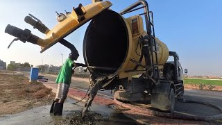 Vacuum Truck Clean-Up After 15 Manhole Cleaning Tasks