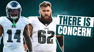 Jason Kelce Admits Eagles “On Edge” 😯 + Eagles Giving Kenny Gainwell Carries Over D’Andre Swift? 👎