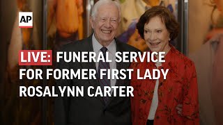 Rosalynn Carter funeral live stream: Watch the former first lady’s service in Georgia