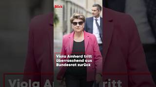 Viola Amherd tritt überraschend aus Bundesrat zurück