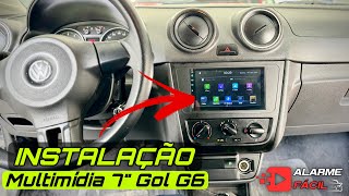 Instalação Multimídia MP10 no Volkswagen Gol G6 ✅