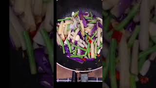 002地三鲜茄子土豆chinese food recipe Di Sanxian Eggplant Potatoes