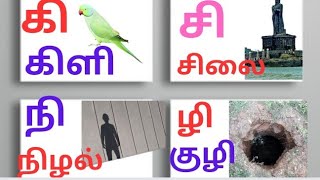 உயிர்மெய் எழுத்துக்கள்||கி,ஙி,சி வரிசை சொற்கள் அறிவோம்