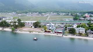 滋賀県大津市 松ノ浦 志賀駅  2.7K MavicMini ドローン 空撮