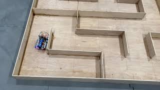 This wall following robot can solve a maze but not perfectly. How to improve it?