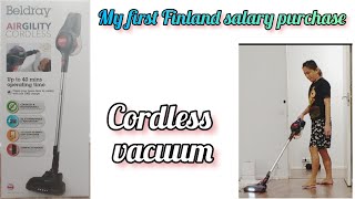 FinLife: Unboxing my 1st salary purchase #beldray #airgility #vacuum