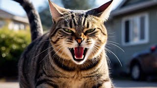 Angry Cat Sounds | Cat Videos Voice Angry | Cats Fighting Sound Effects