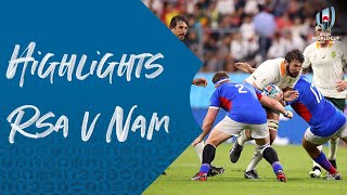 HIGHLIGHTS: South Africa 57-3 Namibia - Rugby World Cup 2019
