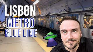 A Graffiti Spaceship on Lisbon Metro’s Blue Line?