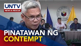 PCol. Hector Grijaldo, pinatawan ng contempt ng QuadComm at ipinadedetine sa Kamara