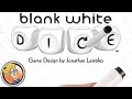 Blank White Dice — game overview at SPIEL 2016 by WizKids