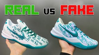 Nike Kobe 8 Protro Radiant Emerald REAL vs FAKE