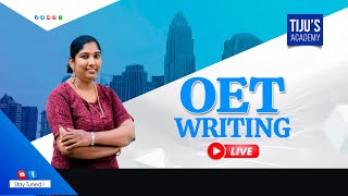 How to use Medical Terms | OET Writing Live | Tiju's Academy