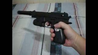 F 129A滅音器 BB Gun BB槍 空氣槍 Airsoft 氣槍 총 エア ガン  銃  AIR GUN  Pistol