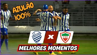 ATROPELO!!! CSA 3 X 0 CSE | GOLS DO JOGO | RODADA 1 | ALAGOANO 2025