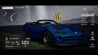 【レーシングマスター】Rd.768 アイスランド クリフジャンパー　ダッジ Viper SRT 10 Roadster '03 VS ランボルギーニ SVJ \u0026 ダッジ Hellcat レースFull