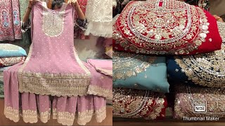 three piece style gharara design 2025 / party gharara sharara / থ্রি পিস স্টাইল গারারা ডিজাইন ২০২৫