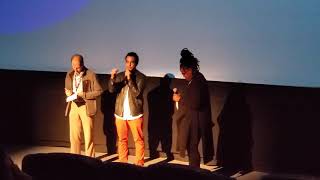 Hassen Ferhani and interpreter Q\u0026A at #TIFF19 about the documentary 143 Sahara Street