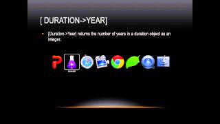 Lasso Programming: [duration→year]