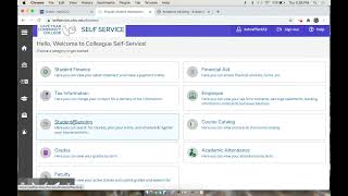 Video Tutorial How to Register for Classes in Self Service