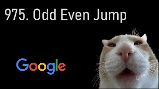 975 Odd Even jump - Leetcode
