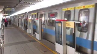 台北捷運301型推進器改裝車往大安離開芝山站