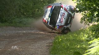 FIA ERC - Auto24 Rally Estonia 2016 - SS13 Gryazin Crash