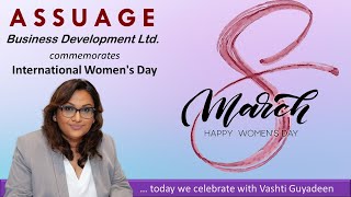 International Women's Day Feature with Vashti Guyadeen