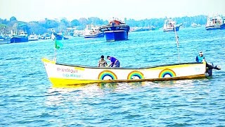 Beautiful fishing area in Kerala 🐠🎏 calicut chaliyam fishing harbour in India   🐟 #Fisherman's_life