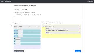 Improving Instruction of Programming Patterns with Faded Parsons Problems