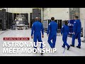 Artemis 2 crew meet their ride to space