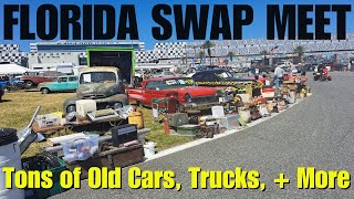 Finding Deals in a HUGE Florida Swap Meet Filled with Rusty Treasure | Daytona Turkey Run 2025