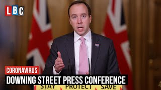 Matt Hancock hosts Downing Street coronavirus briefing | Watch LIVE