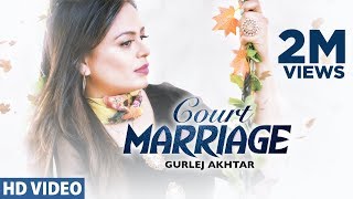 Court Marriage : Gurlej Akhtar | Jatinder Jeetu | Bhinda Bawakhel | Gold Media | Latest Punjabi Song