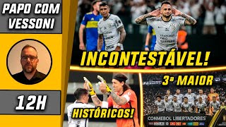 Corinthians vence o Boca com show de Maycon | NQA registra 3ªmaior renda | Cássio e Fagner 401 vezes