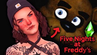 WHAT IF THE FIVE NIGHTS AT FREDDY'S ANIMATRONICS WERE SIMS? | SIMS 4 CREATE A SIM CHALLENGE